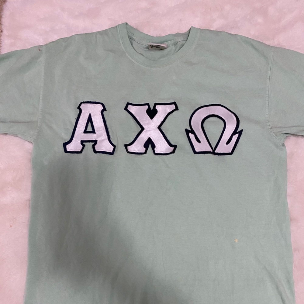 Alpha chi omega letters shirt